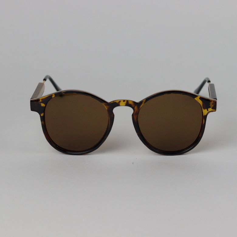 Óculos de Sol Premium UV400 Redondo Tortoise Marrom 2W1413