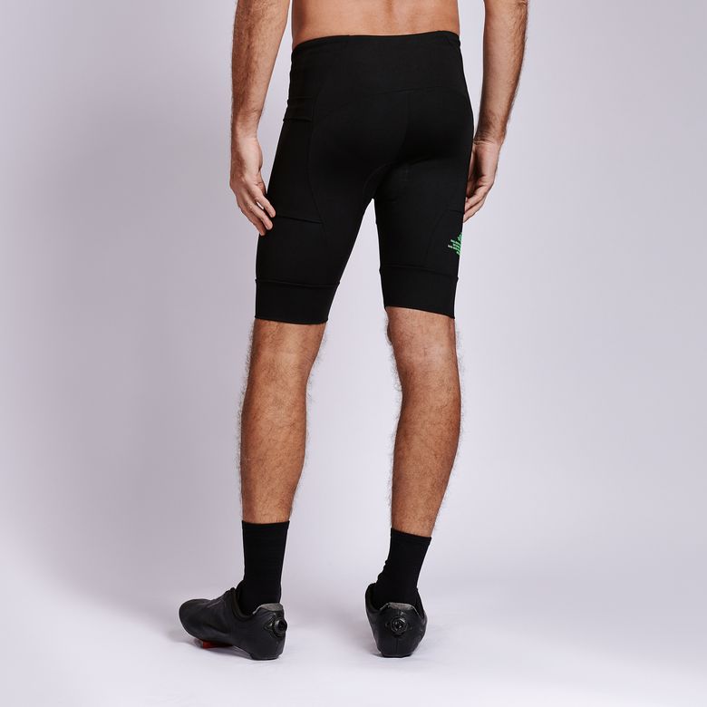 Bermuda Triathlon Masculina Marçal Sports Preta com Espuma BD004