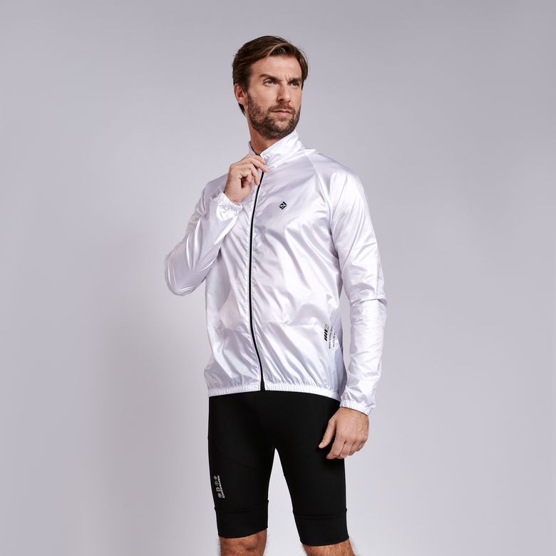 Casaco Corta Vento Masculino Branco CS005